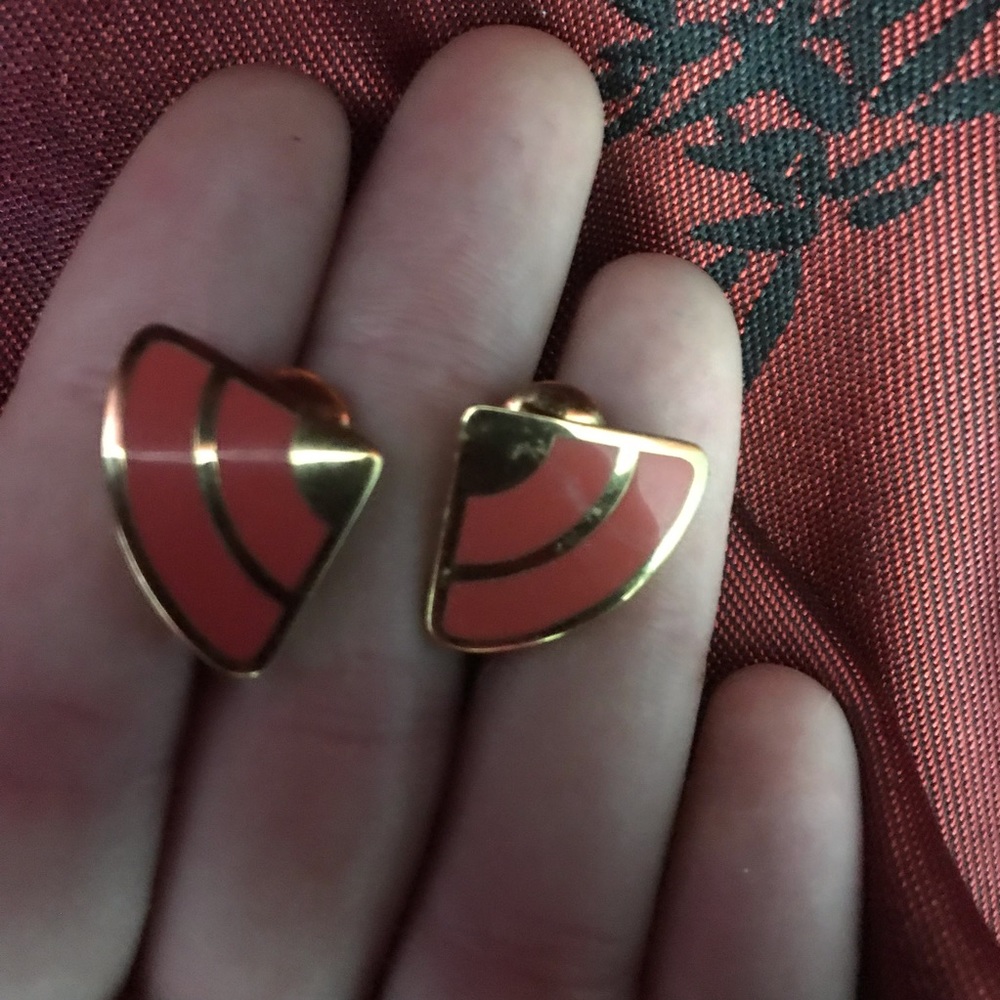 Vintage 1980s Monet Clip Earrings